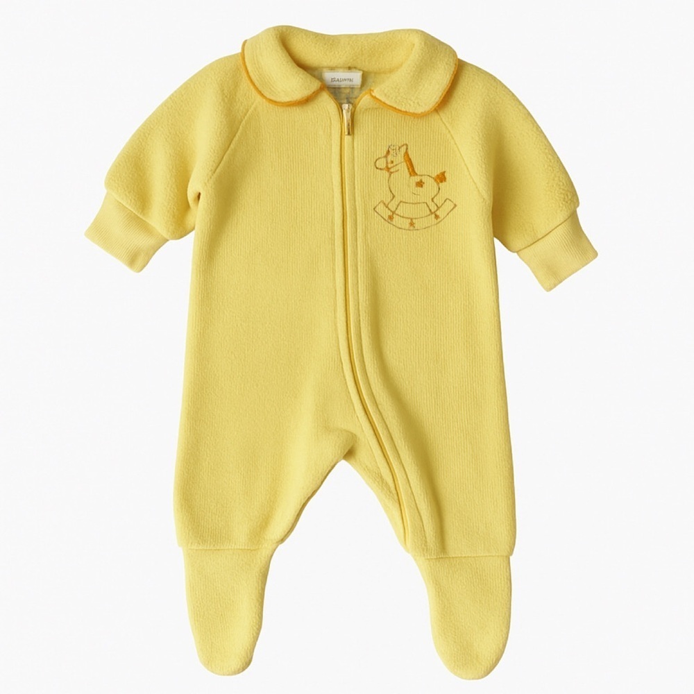 Royal Heir Yellow Infant Footsie Sleeper One Piece